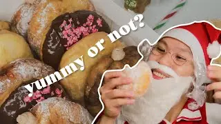 Trying a Vegan Doughnut Recipe for the First Time | JY FOR FUN