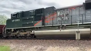 Trains Along the UP Jefferson City Sub featuring UP 1983!