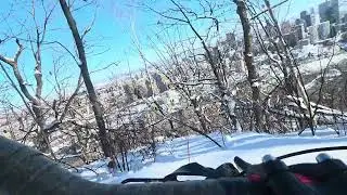 Winter trails on the Hogs