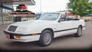 5 Speed Manual Chrysler LeBaron Convertible LOW MILES Classic Cars FOR SALE Denver
