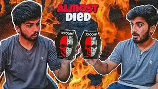 Eating the world's most spicest jolochip Almost died *Challenge* Failed⚠️
