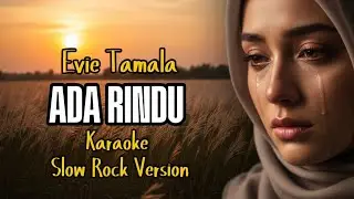 KARAOKE - Ada Rindu - Evie Tamala ‼️ Slow Rock Version #cover #music
