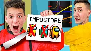 NASCONDINO AMONG US NELLA VITA REALE ma L’IMPOSTORE CAMBIA! 😂 nella MEGA VILLA dei NOSTRI AMICI!