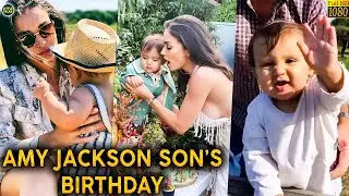 Amy Jackson's Son Andreas 1st Birthday Celebration | Grand Birthday Party | Family Goals