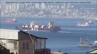 Container ship 🇱🇷MSC CAROLE🇱🇷, IMO 9785445, Flag Liberia, Length 328m x 48m, Build year 2021