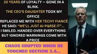 After 20 Years, CEO&rsquo;s Daughter Fired Me & Gave My Job to Her Fianc&eacute;