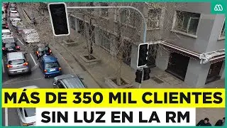 Corte de luz dej&oacute; a m&aacute;s 350 mil clientes sin luz en la RM: Puente Alto es la comuna m&aacute;s afectada