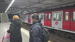 Metro Barcelona L4 Serie 2145 Saliendo en El Maresme | Forum