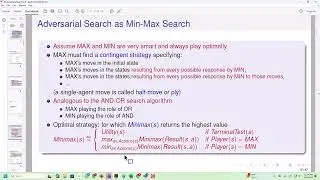 Lec 35: Minimax Algorithm