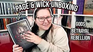 Page and Wick Unboxing January 2024 - A High Fantasy Book Subscription Box