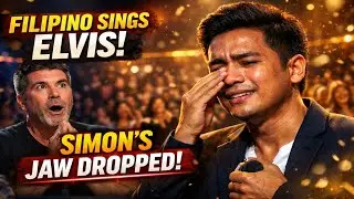When a Filipino Starts Singing Elvis&hellip; Even Simon Cowell Couldn&rsquo;t Believe It | Emotional AGT Moment