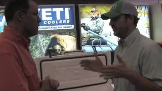 North American Fisherman TV's Steve Pennaz gets the scoop on Yeti Coolers at ICAST 2011