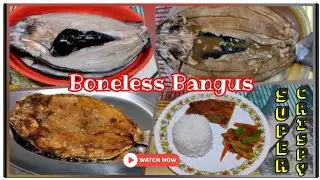 Super Crispy Fried Bangus |  No Oil Splatter - Crispy Fried Boneless Milkfish