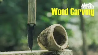 Primitive Technology - Bushcraft Trip - Wood Carving, Camping | Survival Challenge
