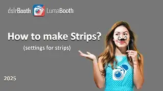 DSLR photo booth, How to make adjustments for strips layouts in the Print layout menu.