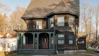 Maine D Howard Spear House For Sale | Shingle Style Victorian House with Oak Trim | 0.53 acre