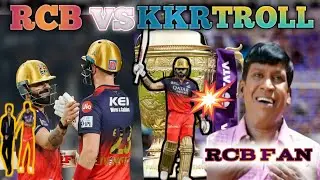 RCB vs KKR match troll video