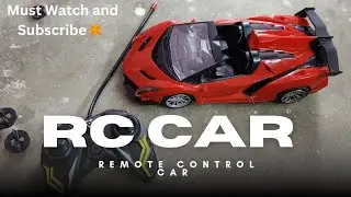 Red &hearts;️ Ferrari Remote Control Car 🚗 Unboxing 🎁 and Playing ✴️ #automobile #india #rccars #timelapse 