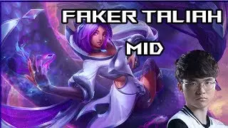 Faker - Taliah Mid - 8.19 - Full Game - LOL #24