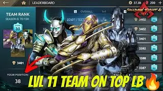 Использование команды 11-го уровня в топовых таблицах лидеров 💀🔥 | Renova Gaming ✨ | Shadow Fight...