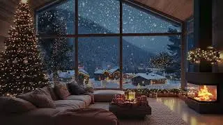 Peaceful Piano in a Winter Scene 2025 | Snowy Silence for Relaxation and Easy Sleep