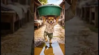 He has no money to buy clothes , then they are making fun of him #animahal01 #kindness #dog