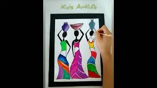 African women art for kids