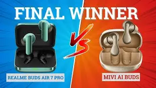 Realme Buds Air 7 Pro vs Mivi AI Buds ⚡️Best TWS 2025 Music🎶, Gaming🎮 & AI Battle