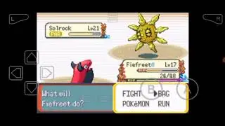 Second Gym Leader Liza Battle Scene (Pokemon Pisces GBA Hack Rom)
