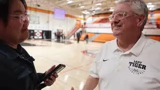 Postgame interview with Aztec High Girls Basketball Coach Bill McLaughlin