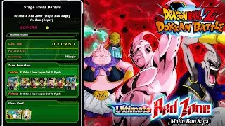 TEAM TIME LIMIT VS STAGE 2 RED ZONE MAJIN BUU SAGA - DBZ Dokkan Battle Ita Global