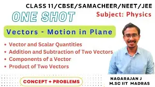 One shot - Vectors - Master Physics concepts to Ace JEE & NEET class 11 | Tamil