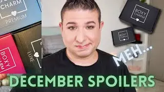 Спойлеры BOXYCHARM за декабрь! Выбор BOXYLUXE, PREMIUM и BASE 2021 + предварительные обзоры | Brett Guy Glam