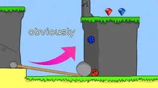 red and blue balls walkthroughs be like