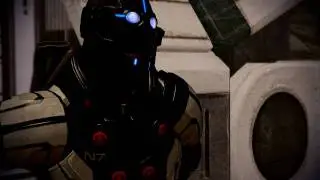 Mass Effect 2 - Shepard Kung Fu kicks a Varren