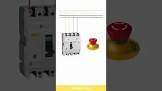Connecting MCCB with Emergency Control Button for Instant Shutdown.