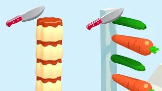 Slice It All Game! Very Satisfying and Relaxing ASMR Slicing Video
