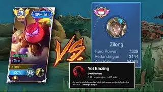 GLOO VS GLOBAL ZILONG (3000 MATCH) ☠️ | INSANE EXP LANE FIGHT