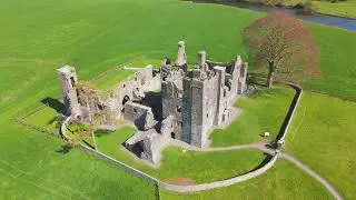 BECTIVE ABBEY..CO MEATH .IRELAND .DRONE FOOTAGE