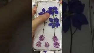 resin real flower mobile phone case 2