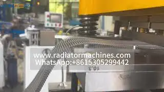 Corrugated Louvered Aluminum Fin Making Reciprocating Fin Stamping Machine