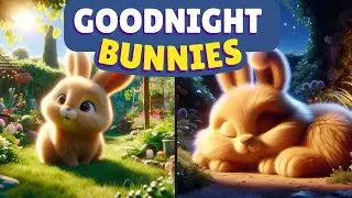 Goodnight Bunnies 🐰 The Ultimate 4K Calming Bedtime Story For Toddlers - Relaxing Music and Sounds