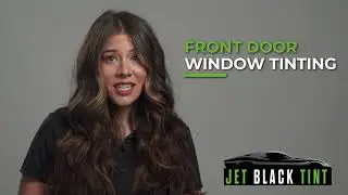 Car Tint Bay Area: Front Door Window Upgrade by Jet Black Tint