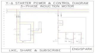 Star Delta Starter Connection Diagram | AutoCAD Electrical | EngiSpark