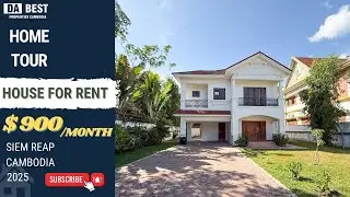 Dabest: House Tour in Siem Reap / SRV1180 #home #forrent #realestate #siemreap #cambodia
