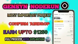 GENSYN TESTNET + NODERUN SETUP || FREE AIRDROP FOR BOTH MOBILE & LAPTOP USERS || FUND RAISED $50.6M