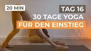 20 Min Yoga Morgenroutine für Anfänger │ Kraft & Weite spüren (Tag 16) 30 Tage Yoga für Einsteiger