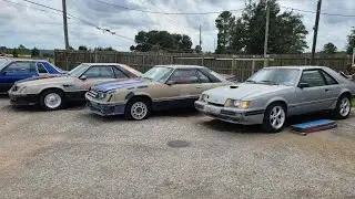 Fox body rehab for sale walk around tons of cars and parts that need to go