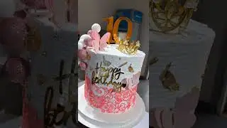 ELEGANT WHIPPED CREAM CAKE DECORATING WITH EDIBLE SUGAR LACE 2026 |EASY TUTORIAL FOR BEGINNERS