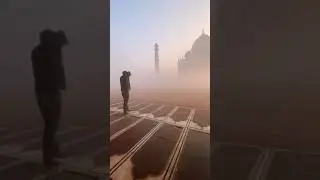 #Tajmahal #Winter #Fog #EarlyMorning Taj Mahal early morning view